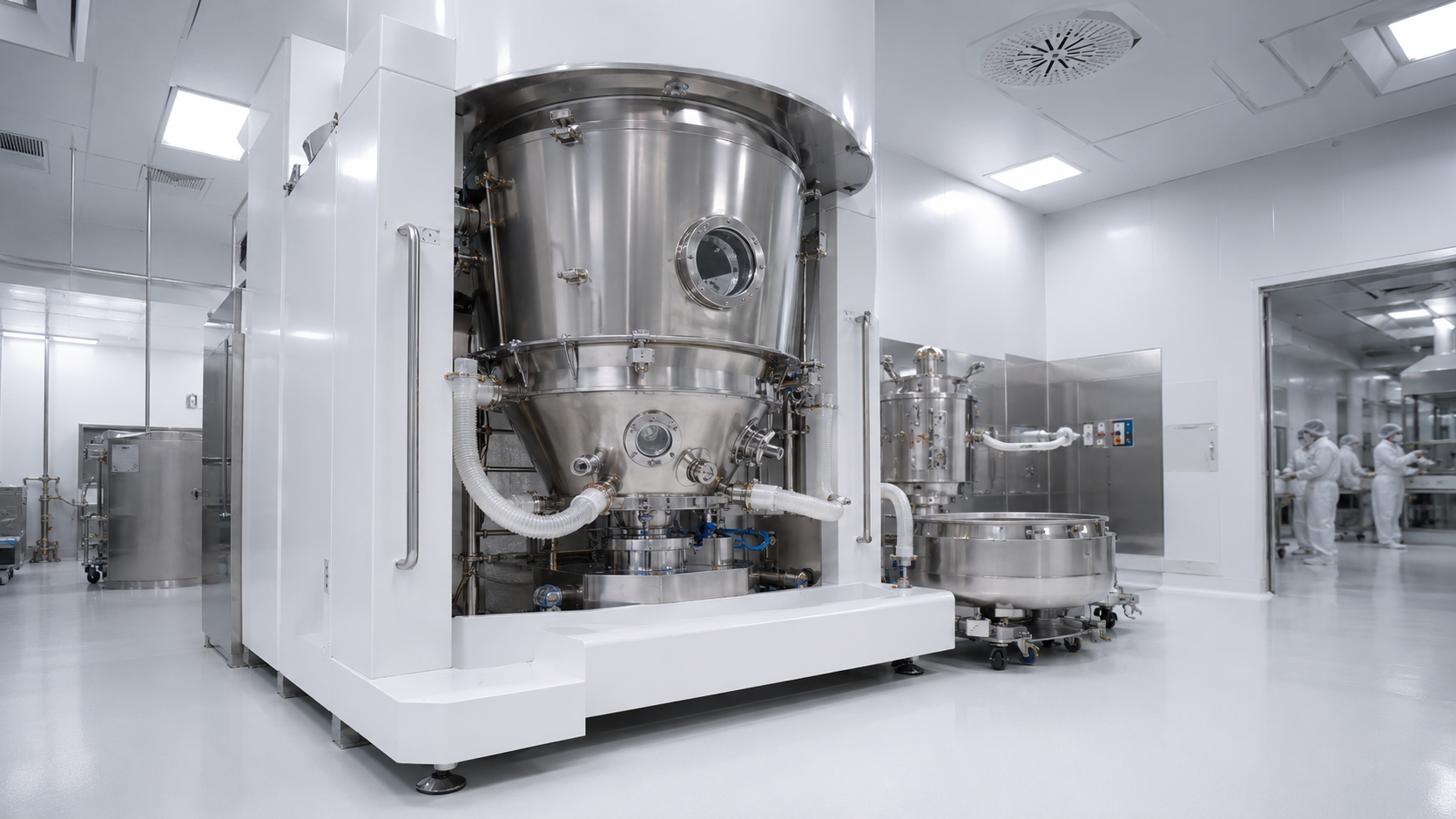 Pharmaceutical cleanroom result after CRYOSTRAL dry ice cleaning — GMP compliant
