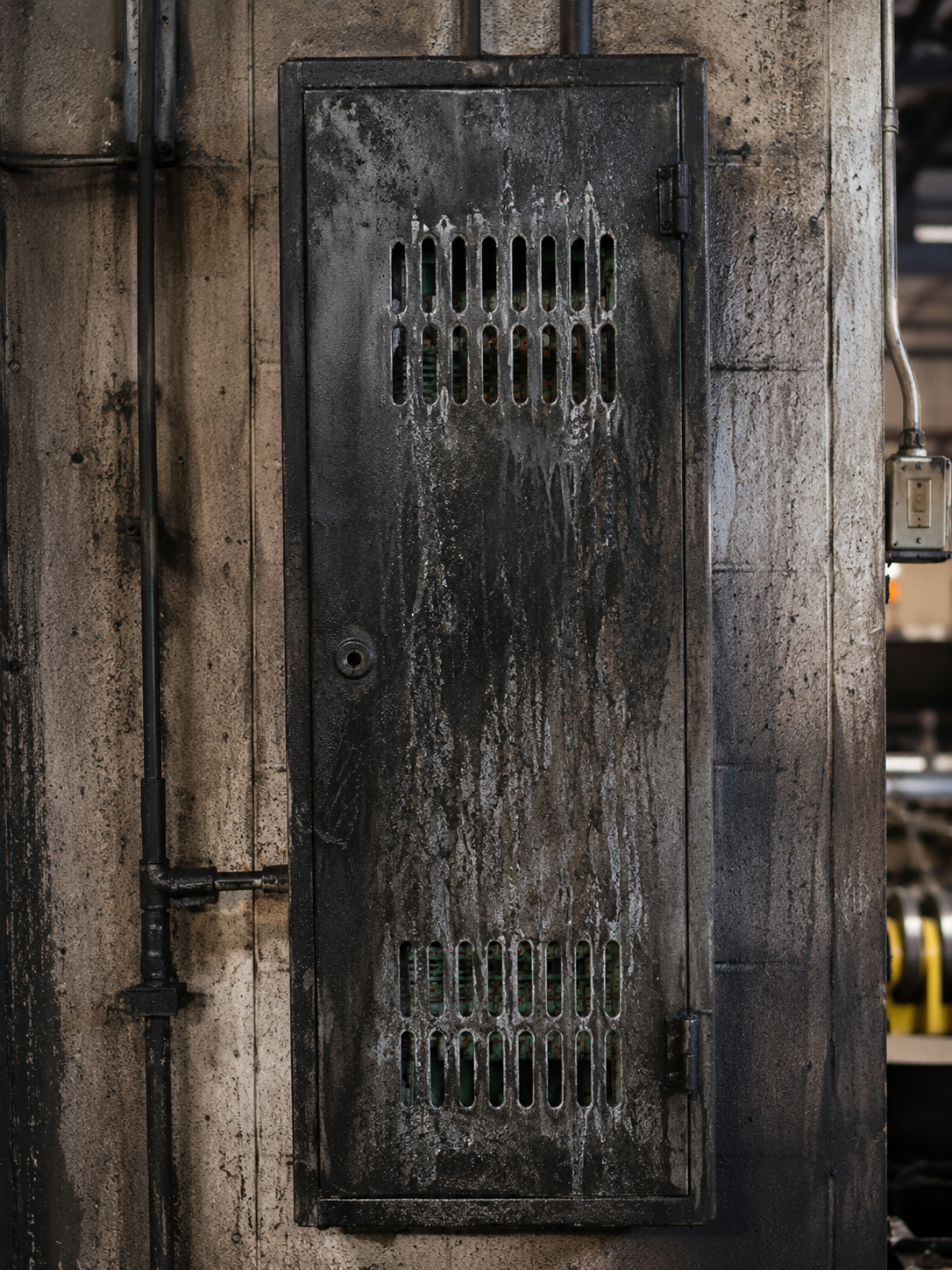 Armoire de ventilation avant nettoyage à la glace carbonique CRYOSTRAL